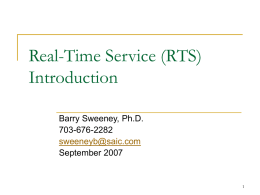 Real time Services