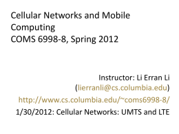 lec2-cellular1x - Computer Science, Columbia University