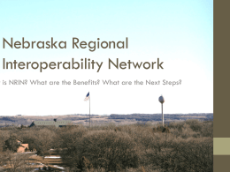 Nebraska Regional Interoperability Network