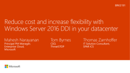 Reduce cost and increase flexibility with Windows Server 2016 DDI