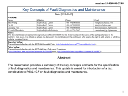 omniran-15-0052-00-CF00-fault-diagnosis