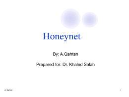 Honeynets