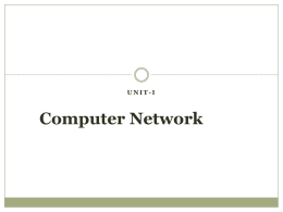 Computer Network Unit-I