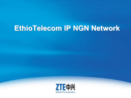 EthioTelecom IP NGN Network