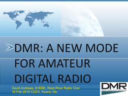 Slide 1 - CCDX Amateur Radio Club