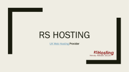 RS Hosting - SlideBoom
