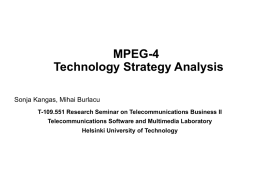 MPEG-4 Technical
