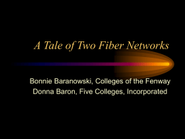A Tale of Two Fiber Networks
