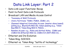 Data link layer - CSE Labs User Home Pages