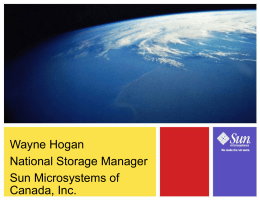 SUN Microsystems- Storage Solutions
