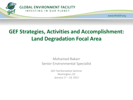 English - Global Environment Facility