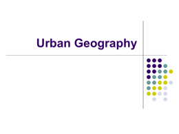 Urban Geography - Chandler Unified School District