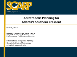 Aerotopolis - Georgia Planning Association