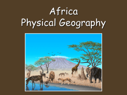 Africa Physical Geography notes