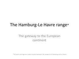 The Hamburg-Le Havre range