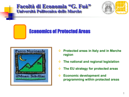 Economia dei territori protetti