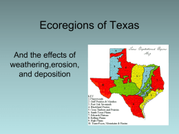 Ecoregions of Texas - Lunar and Planetary