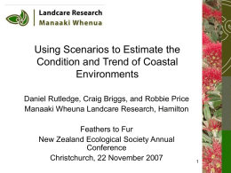 Using Scenarios to Estimate the Condition and Trend of