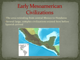 Early Mesoamerican Civilizations