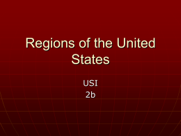 Regions of the United States
