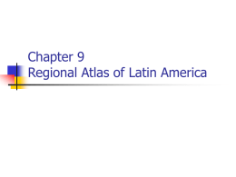 Chapter 9 Regional Atlas of Latin America