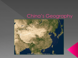 China’s Geography