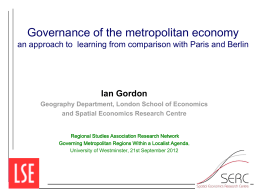Worklessness in London: disentangling structural effects