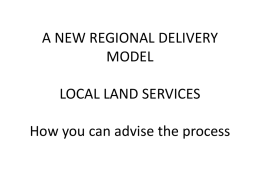 New regional model for delivery of services_LLS