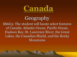 Canada Geography Location
