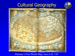 Introduction to Cultural Geography