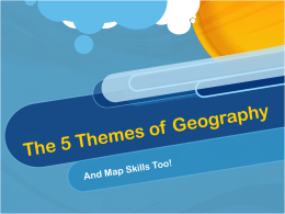 The 5 Themes of Geography - Effingham County Schools