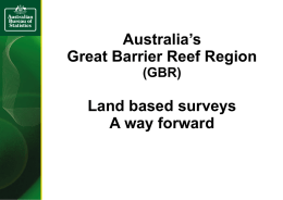 Land based surveys A way forward