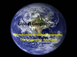 Global Geography 12 - HRSBSTAFF Home Page
