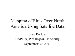 Satellite Detection of Fires Over N America