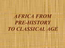 early sub-saharan africa - Denton Independent School District