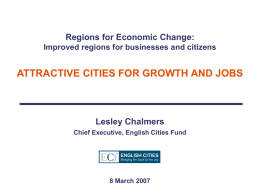 Regions for Economic Change