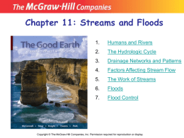 Streams and Floods