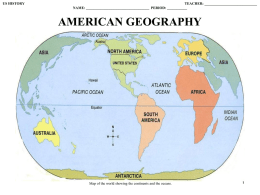 unit 1: american geography