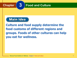 CH1-Food and culture