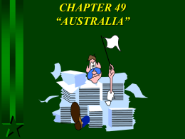 CHAPTER 49 "AUSTRALIA"