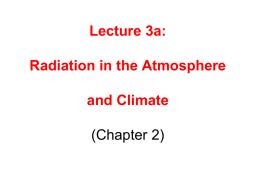 Earth`s Climate - Atmospheric and Oceanic Sciences