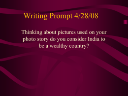 Writing Prompt 4/21/08