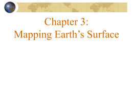 Mapping Earth`s Surface