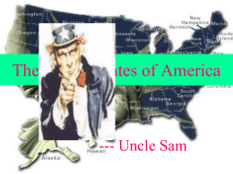The United State of America