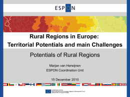 Rural Regions in Europe