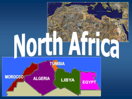 North Africa and Southwest Asia (Middle East)