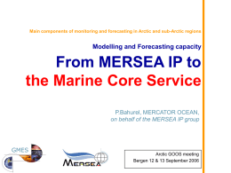 examples from MERSEA IP (by P. Bahurel)
