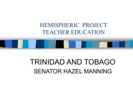hemispheric project teacher education