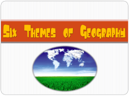 Concepts of Geography PowerPoint