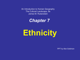 Ethnicity and Race PowerPoint File